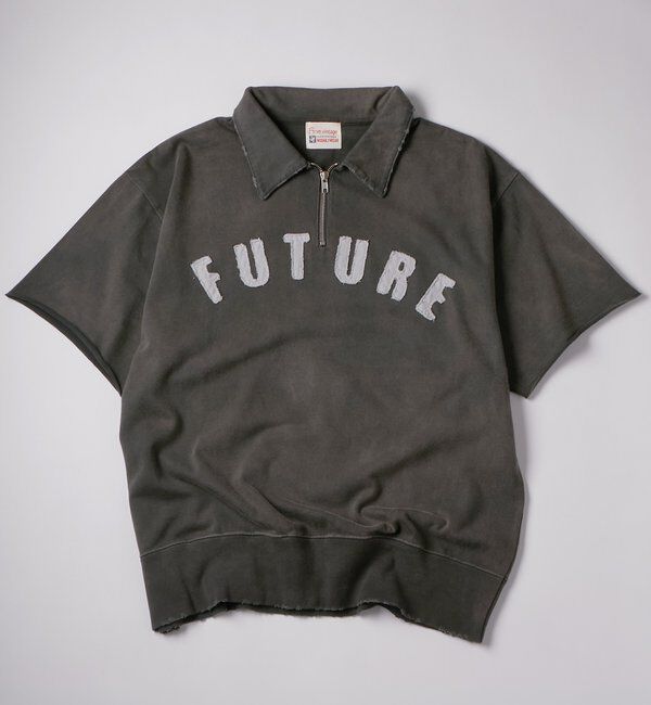  「【FromVintage】 ハーフジップS/Sスウェット」|Tシャツ・カットソー|ブラック