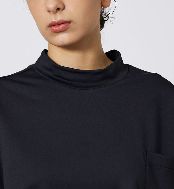 ABAHOUSE「MOCK-NECK TEE/モックネックTシャツ」|Tシャツ・カットソー|