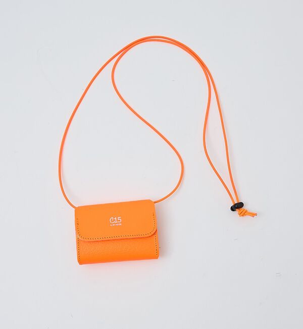 ABAHOUSE「【1/2HALF / ハーフ】三つ折り財布 / レザーショルダーウォレット /」|財布|オレンジ