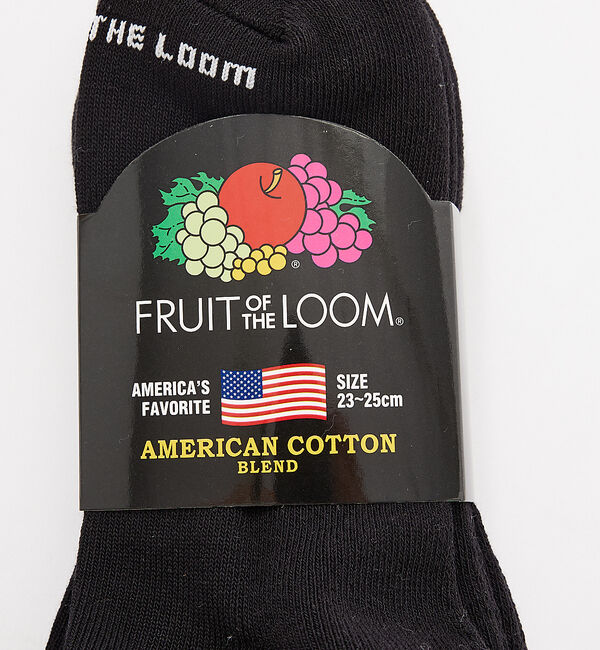 Rouge vif「【FRUIT OF THE LOOM】ソックス/靴下 3Pセット / 無地 /」|ソックス|