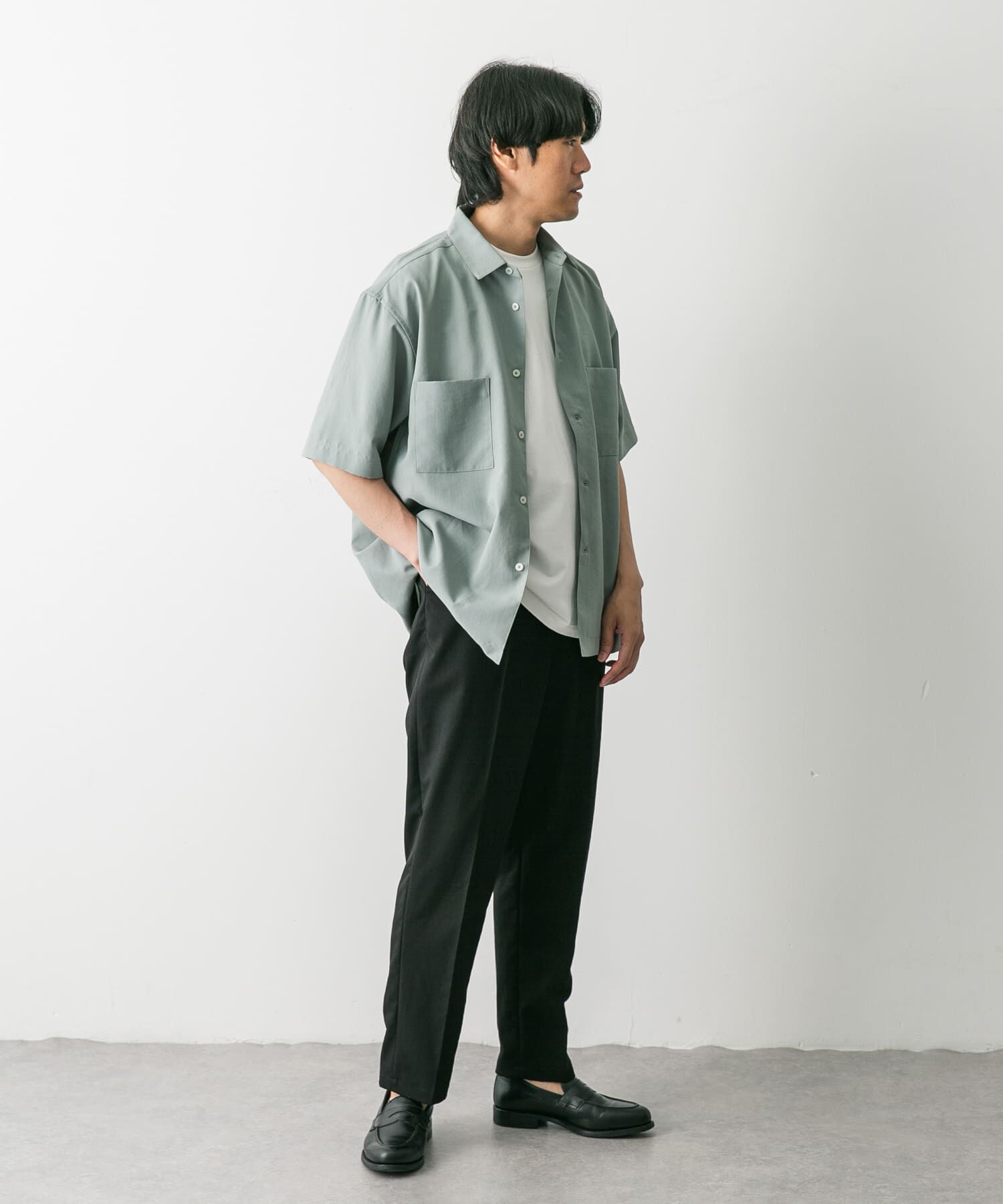 URBAN RESEARCH DOORS「TRツイルテーパードトラウザー」|その他|