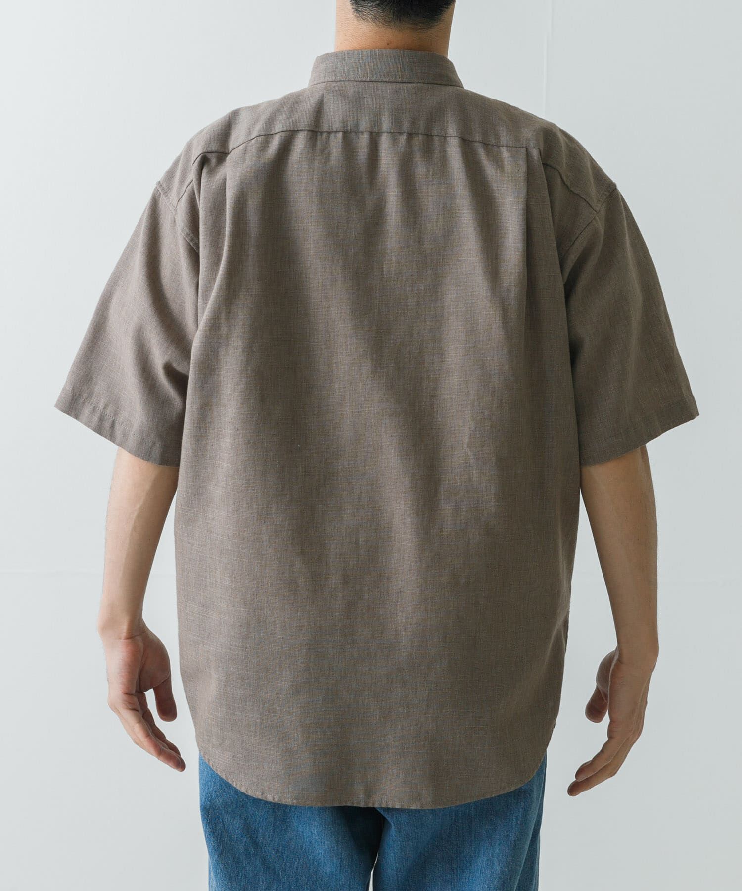 URBAN RESEARCH「LINEN PIN HEAD SHORT-SLEEVE SHIRTS」|シャツ・ブラウス|