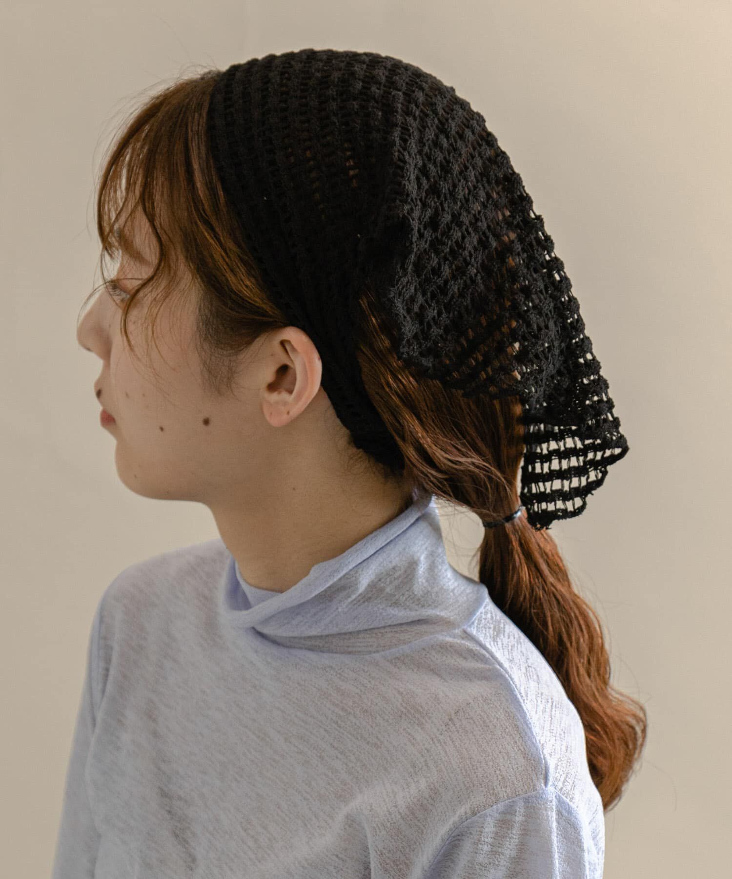 SMELLY「メッシュヘッドスカーフ」|ヘアバンド|
