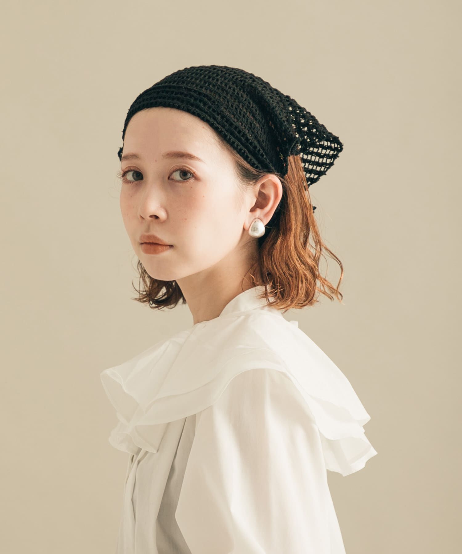 SMELLY「メッシュヘッドスカーフ」|ヘアバンド|