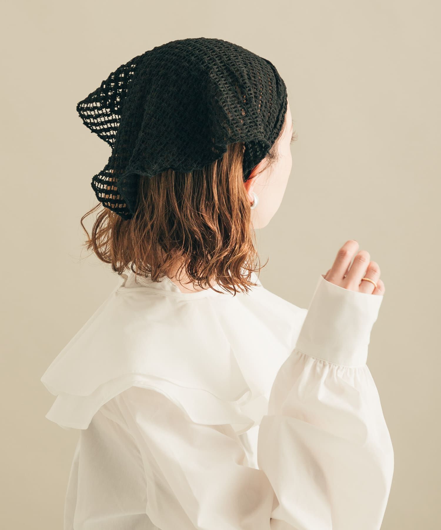 SMELLY「メッシュヘッドスカーフ」|ヘアバンド|