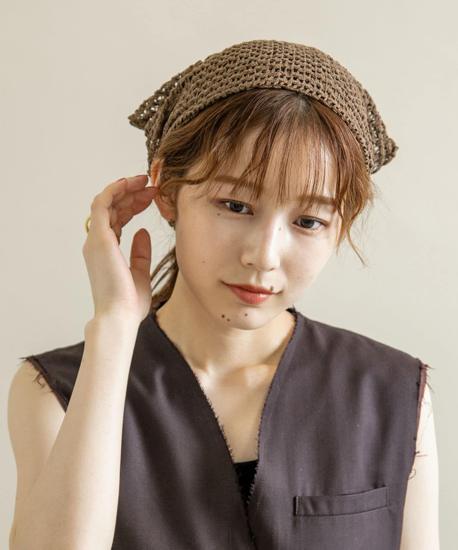 SMELLY「メッシュヘッドスカーフ」|ヘアバンド|