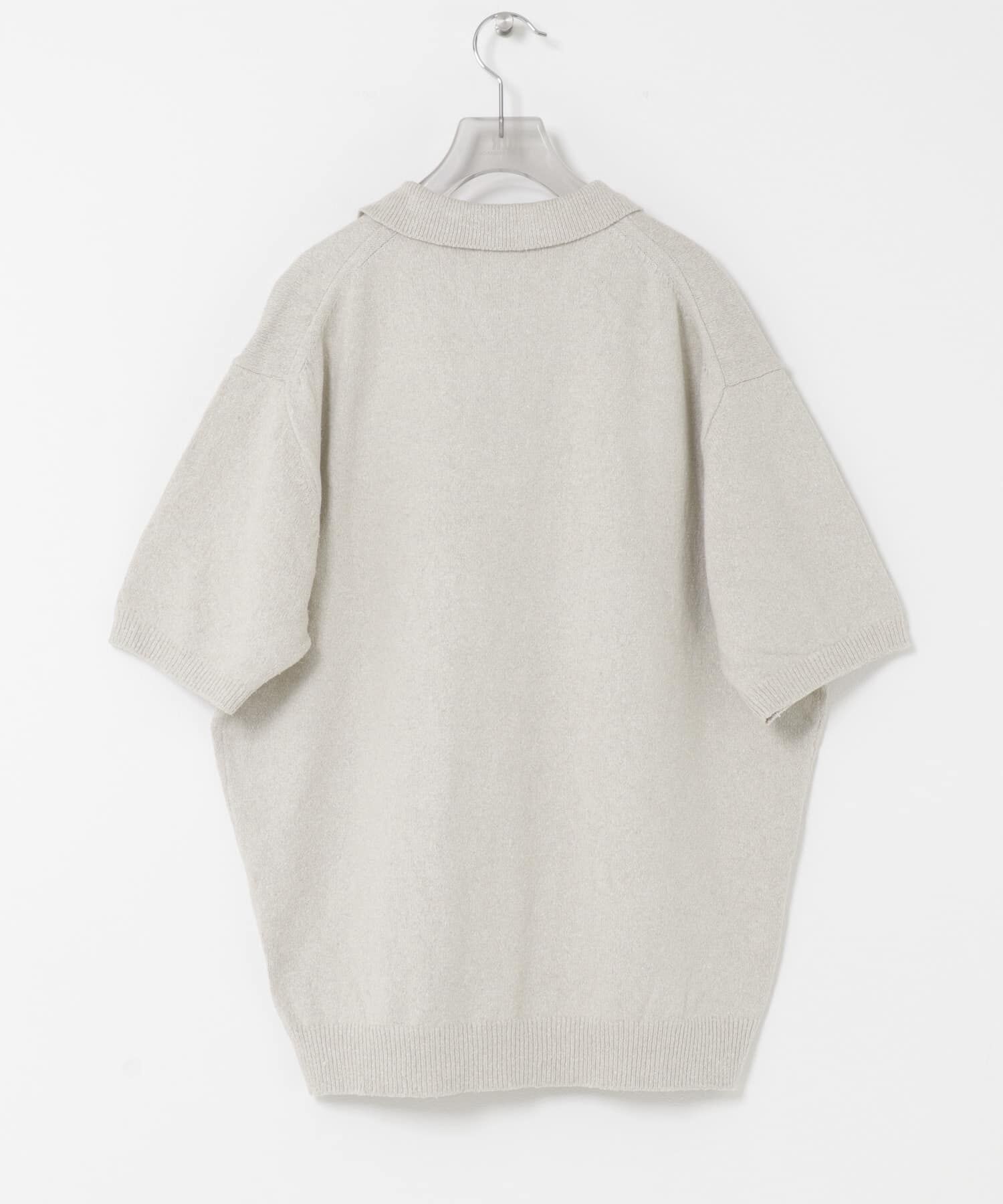 URBAN RESEARCH「SILK NOIL スキッパーポロニット」|ポロシャツ|
