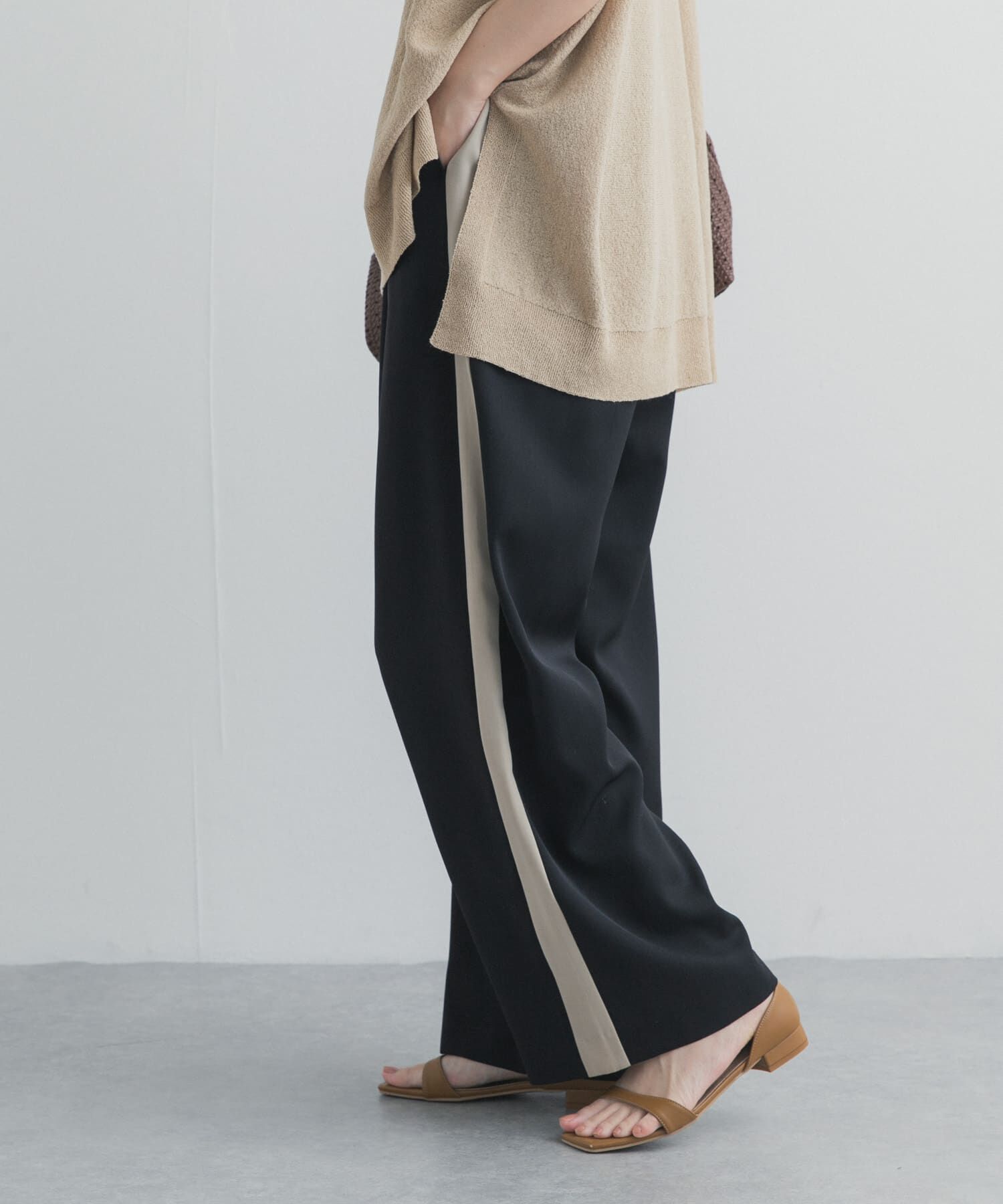 URBAN RESEARCH DOORS「サマーウールMIXラインパンツ」|その他|