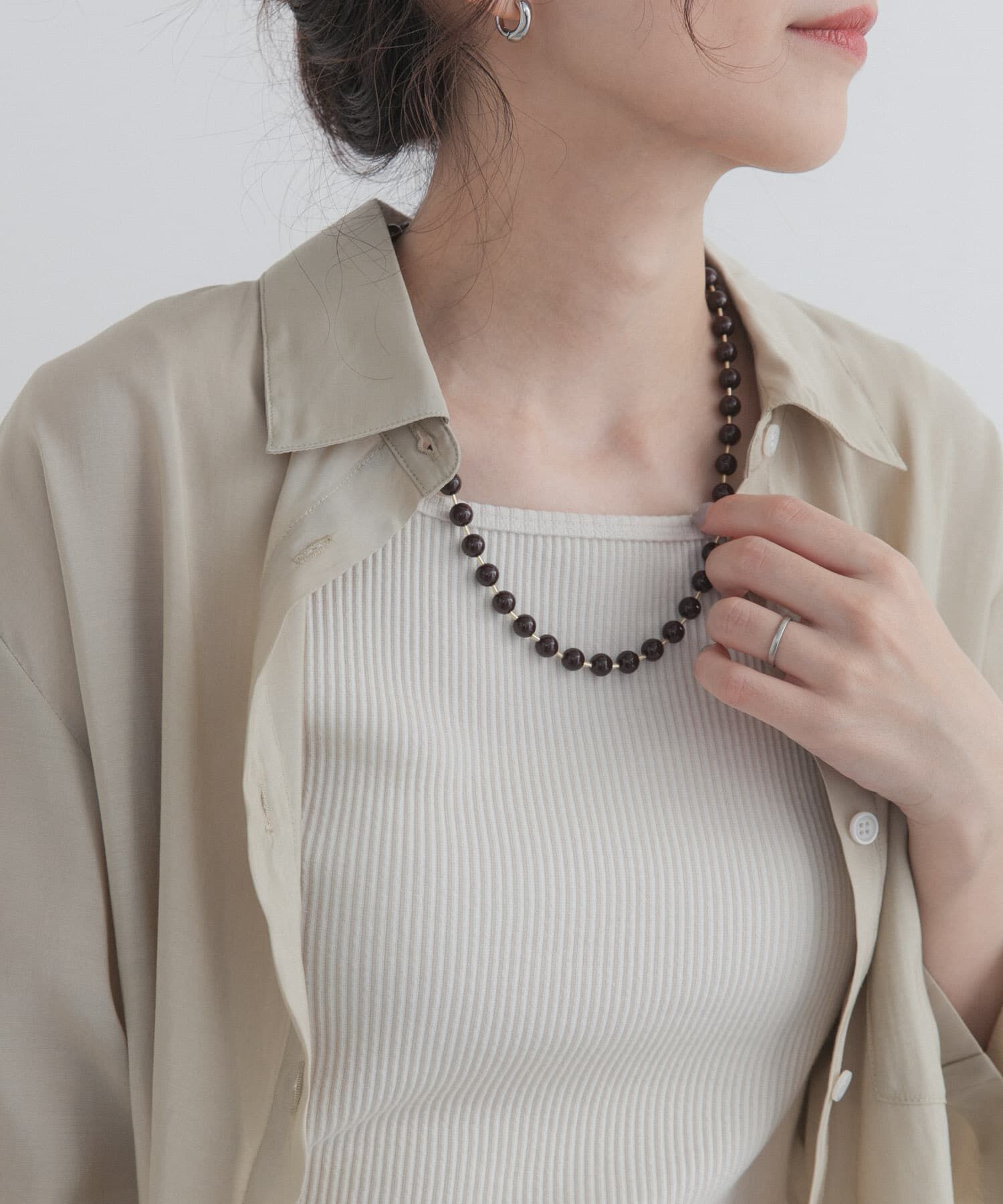 URBAN RESEARCH DOORS「カラービーズネックレス」|ネックレス|