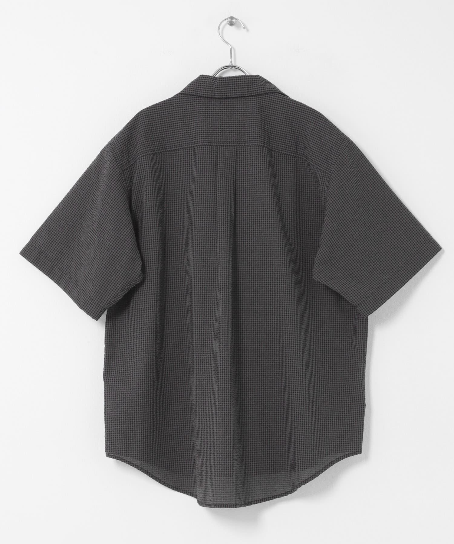 URBAN RESEARCH DOORS「FORK&SPOON　シアサッカーショートスリーブシャツ」|シャツ・ブラウス|