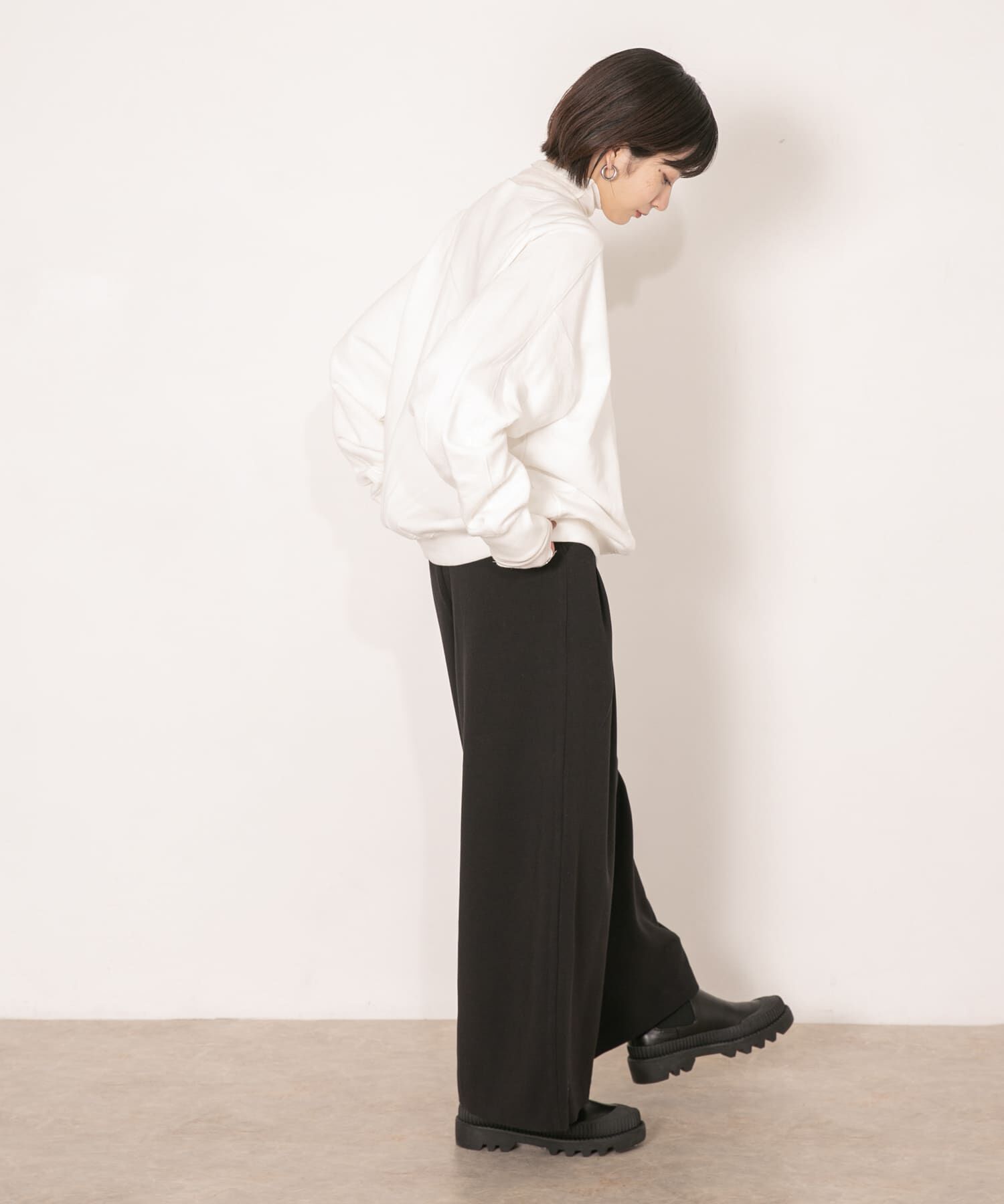  「ダブルタックワイドパンツ」|その他|