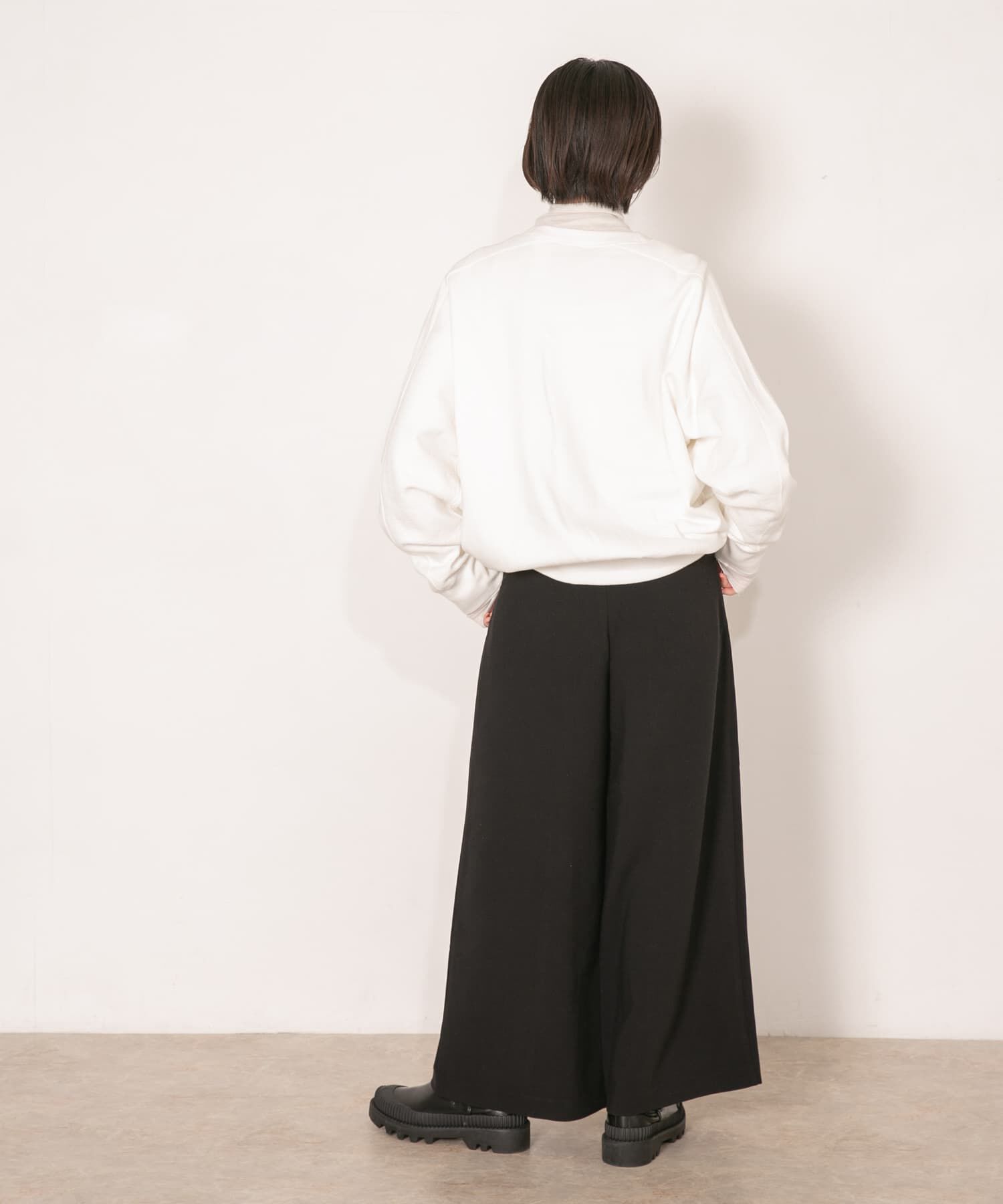  「ダブルタックワイドパンツ」|その他|