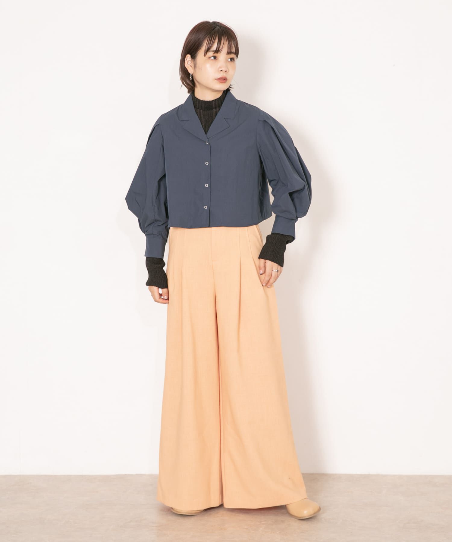  「ダブルタックワイドパンツ」|その他|
