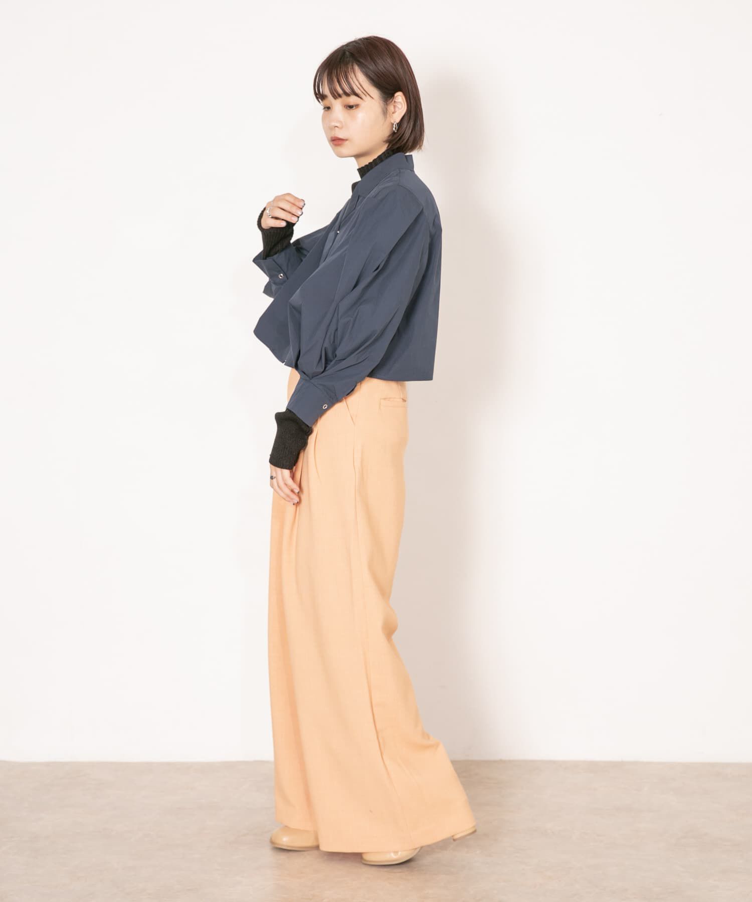  「ダブルタックワイドパンツ」|その他|