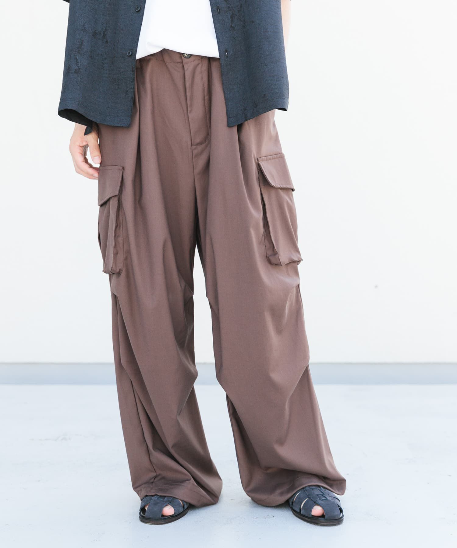 SENSE OF PLACE by URBAN RESEARCH「『ユニセックス』ワイドカーゴパンツ」|その他|
