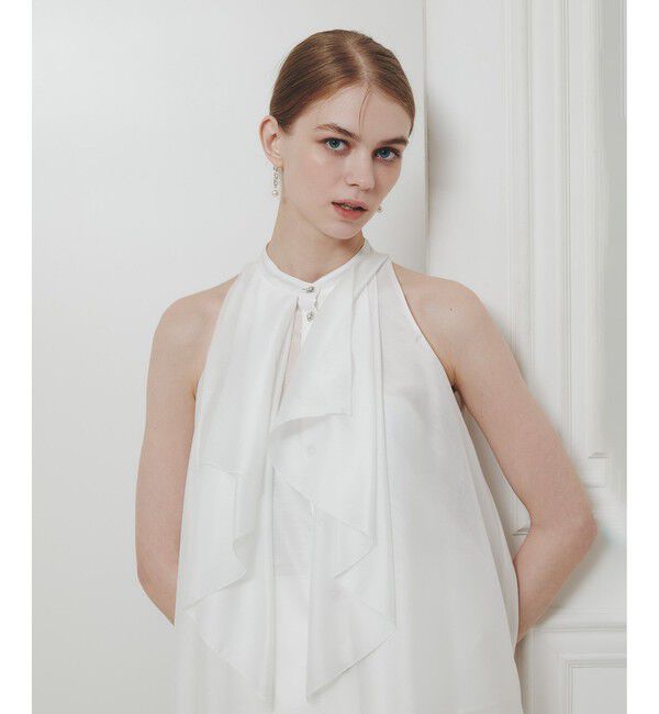 LOULOU WILLOUGHBY「ラッフルレイヤーアメスリブラウス」|シャツ・ブラウス|