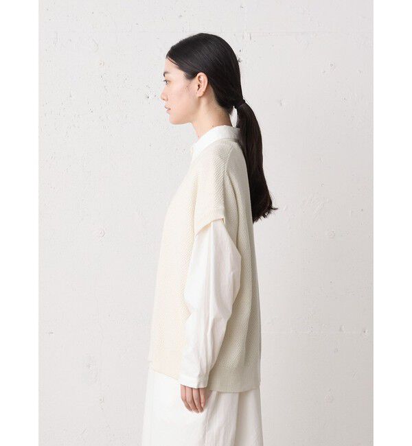 MidiUmi「MidiUmi コクーンニットベスト」|ベスト・ジレ|