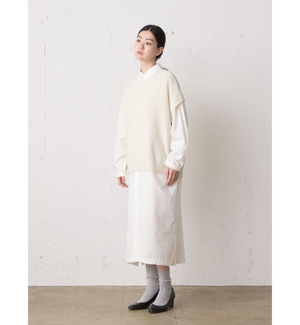 MidiUmi「MidiUmi コクーンニットベスト」|ベスト・ジレ|