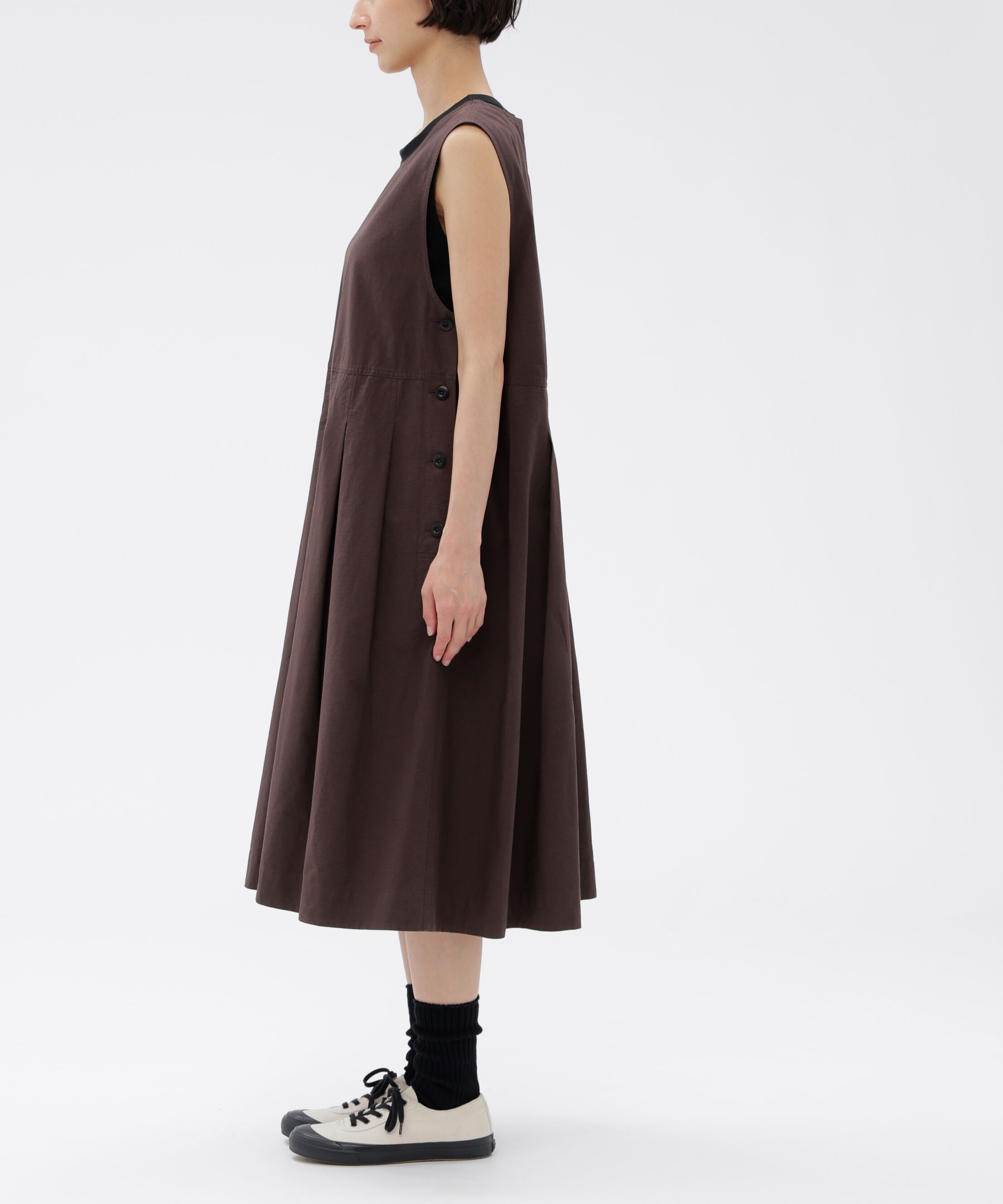 MHL.「LIGHTWEIGHT COTTON NYLON TWILL DRESS」|ワンピース|