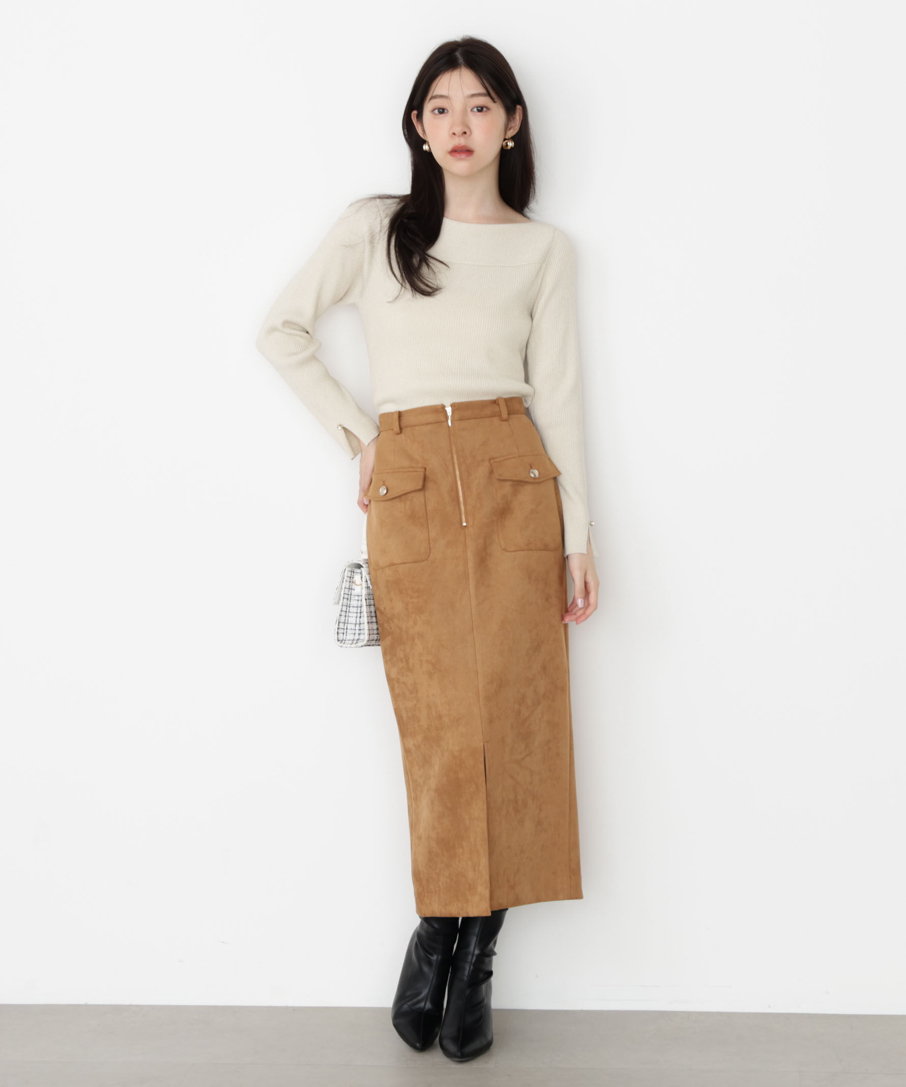 PROPORTION BODY DRESSING「＜ハンドウォッシャブル＞変わり編みリブニット 25AW」|ニット・セーター|