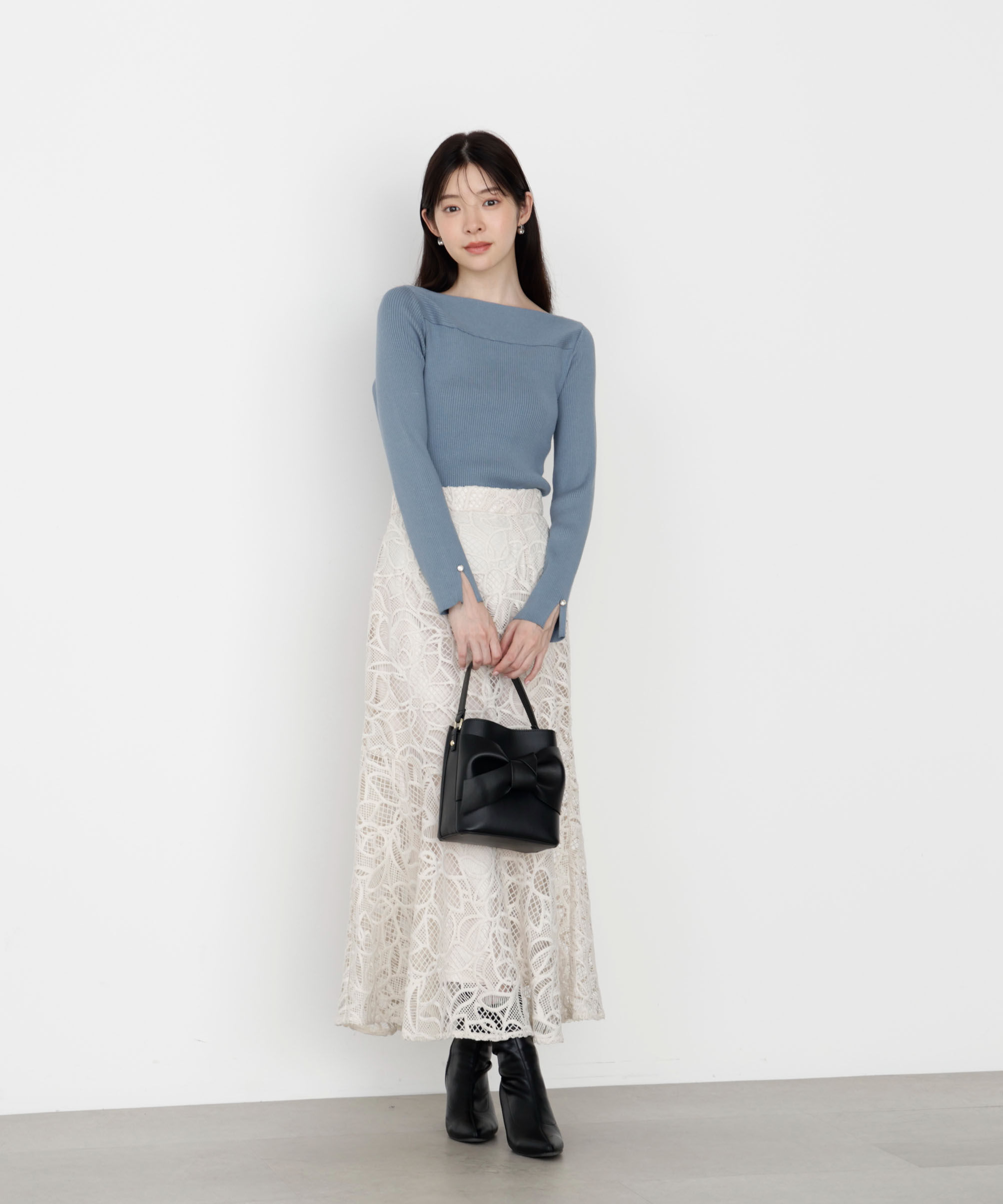 PROPORTION BODY DRESSING「＜ハンドウォッシャブル＞変わり編みリブニット 25AW」|ニット・セーター|