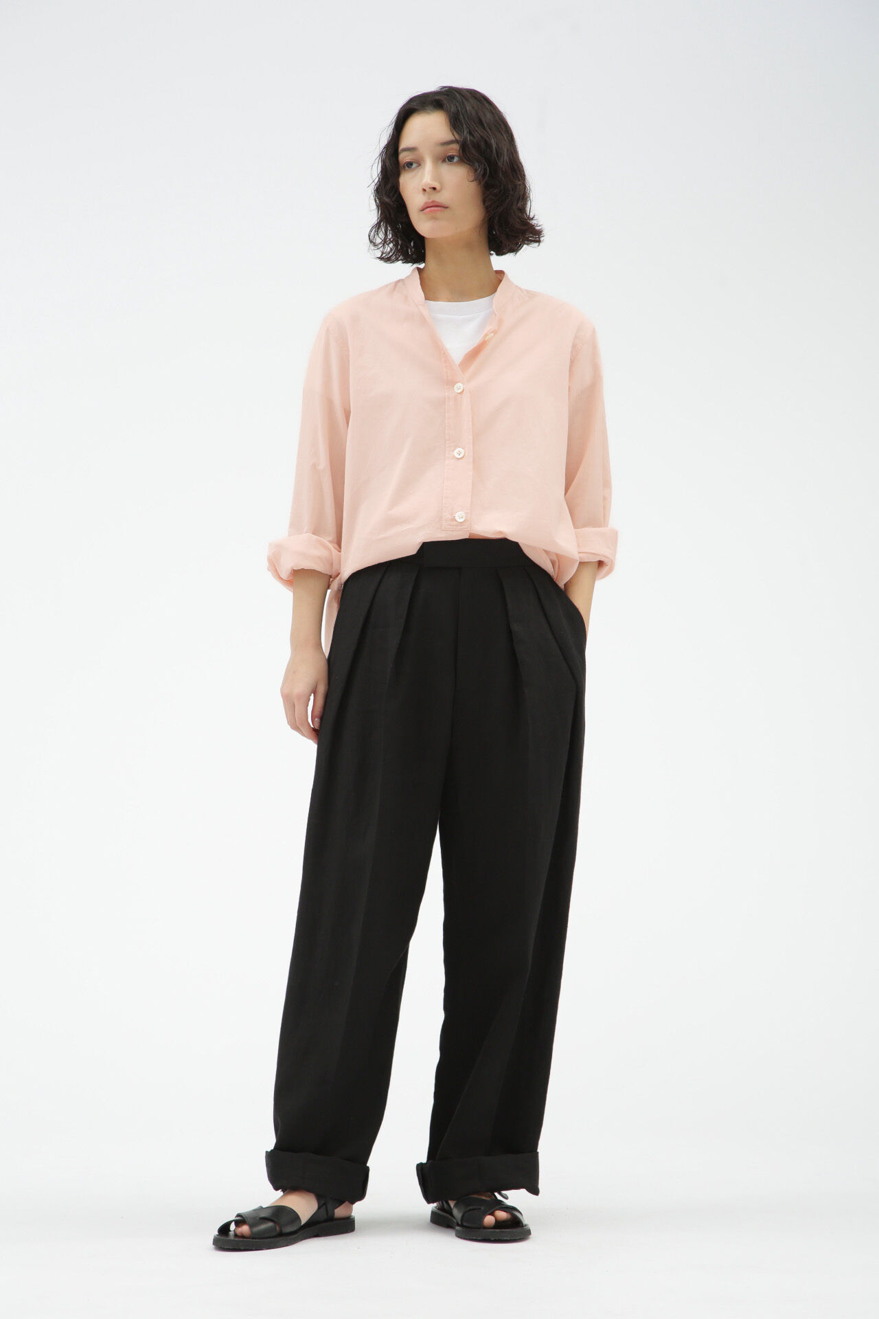  「COMPACT LINEN TROUSERS」|その他|