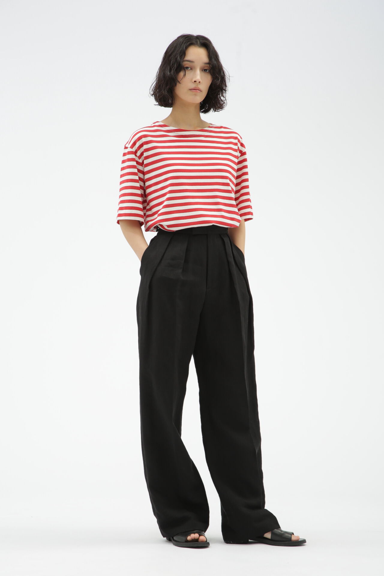  「COMPACT LINEN TROUSERS」|その他|