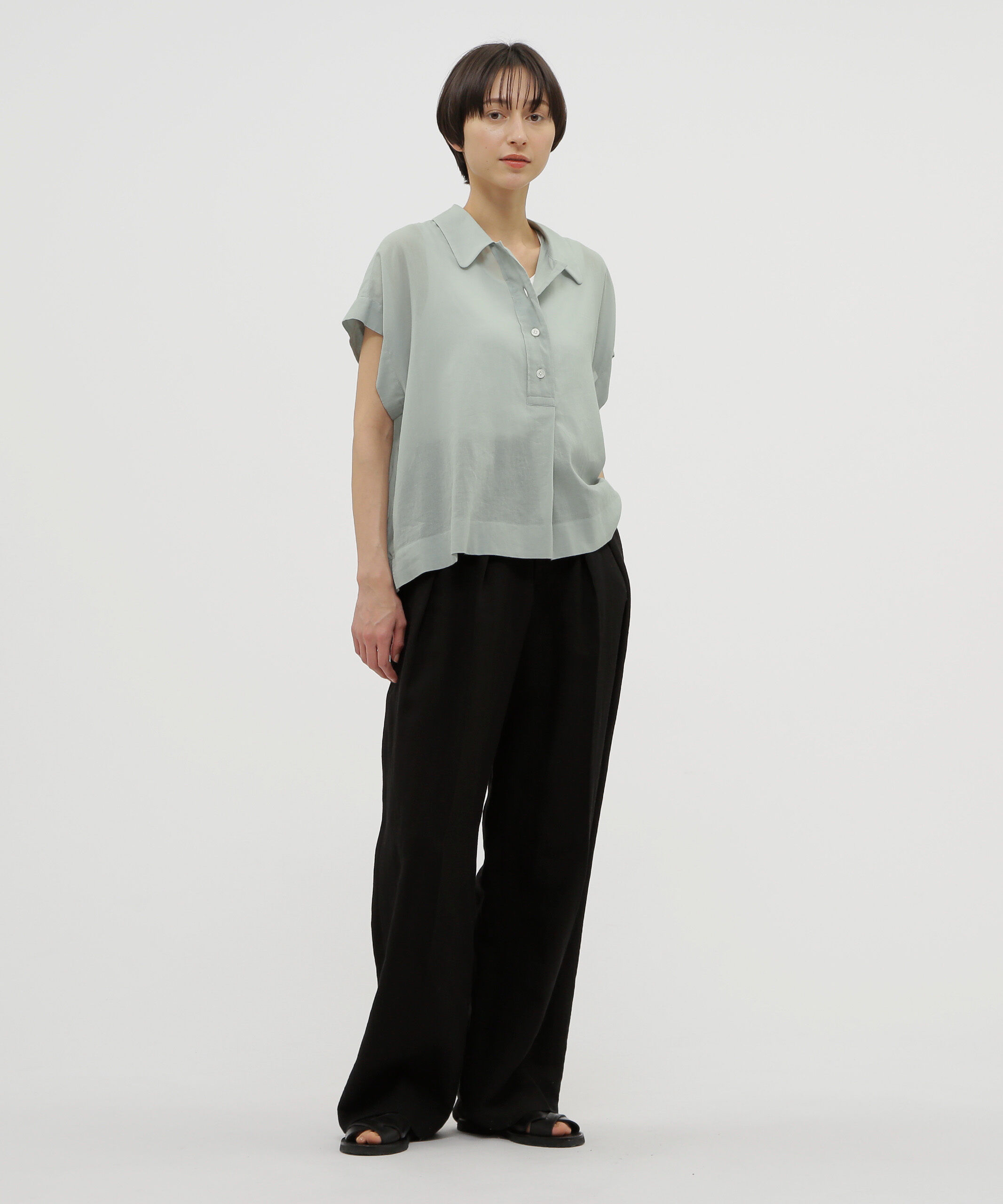  「COTTON CHIFFON SHIRT」|シャツ・ブラウス|