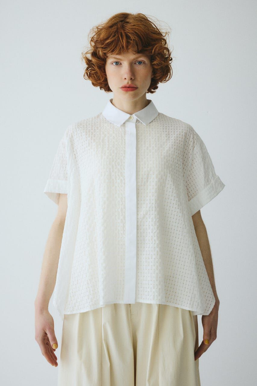 HeRIN.CYE「Back long shirt」|シャツ・ブラウス|WHT