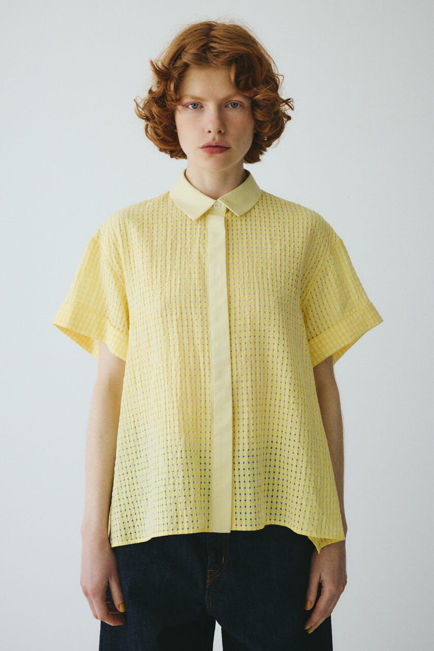 HeRIN.CYE「Back long shirt」|シャツ・ブラウス|YEL