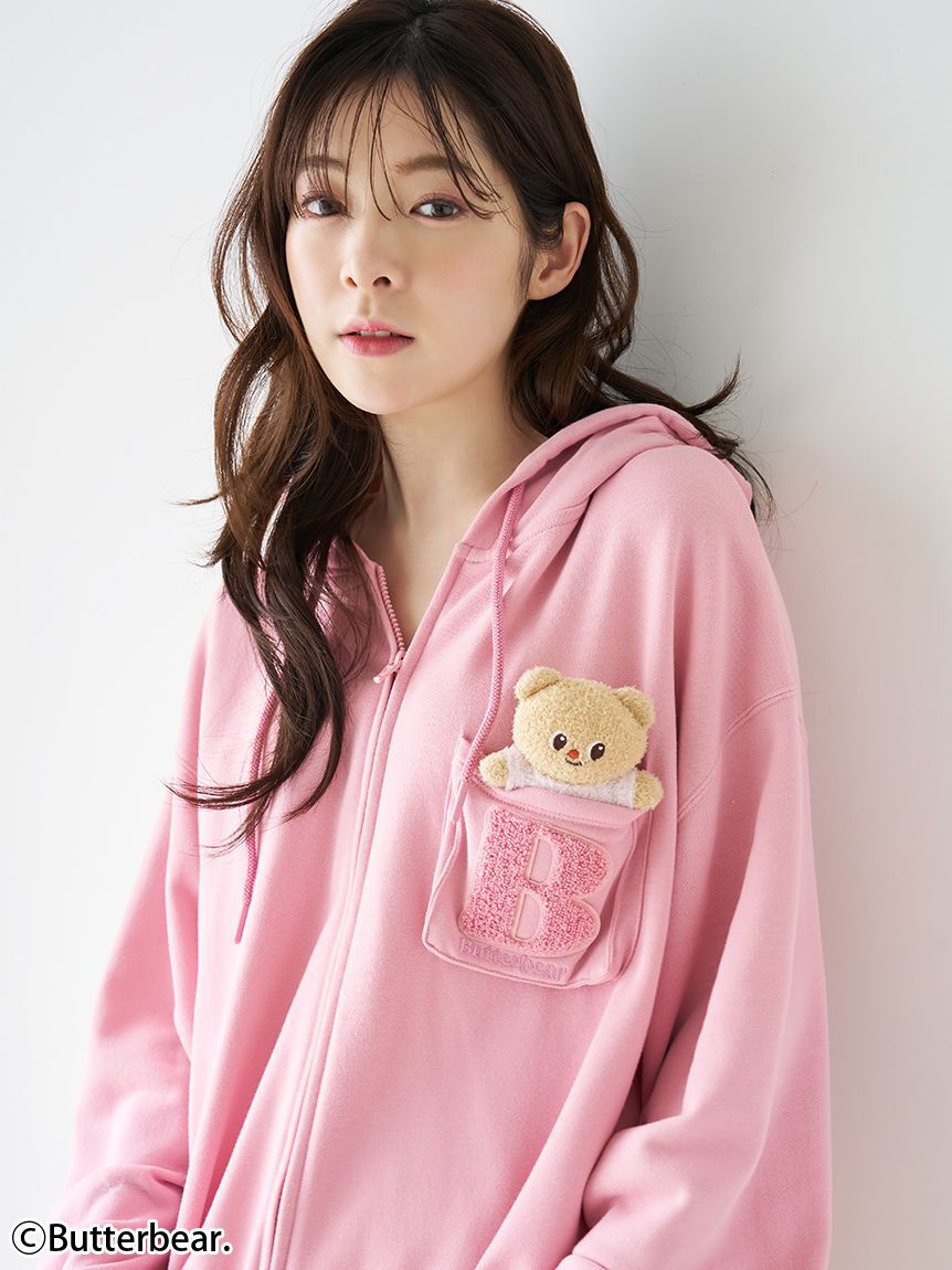SNIDEL HOME「【BUTTERBEAR】パーカー」|ルームウェア|