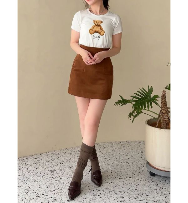 dazzlin「【POLO BCSコラボ/再生産】ベアモチーフコンパクトTシャツ」|Tシャツ・カットソー|