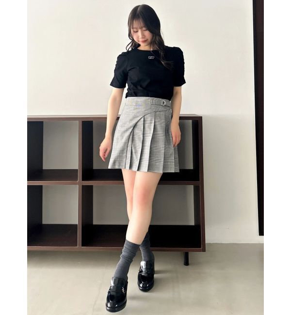 dazzlin「【WEB限定】リボンストーンプチTシャツ」|Tシャツ・カットソー|