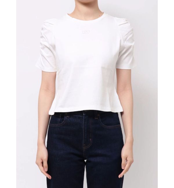 dazzlin「【WEB限定】リボンストーンプチTシャツ」|Tシャツ・カットソー|