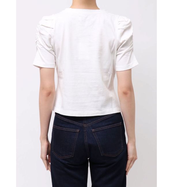 dazzlin「【WEB限定】リボンストーンプチTシャツ」|Tシャツ・カットソー|