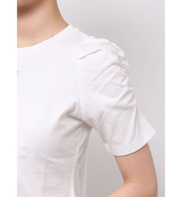dazzlin「【WEB限定】リボンストーンプチTシャツ」|Tシャツ・カットソー|