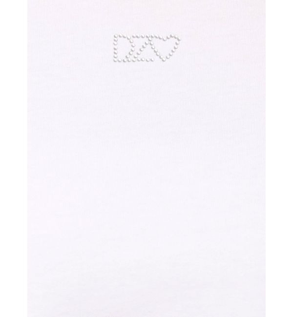 dazzlin「【WEB限定】リボンストーンプチTシャツ」|Tシャツ・カットソー|