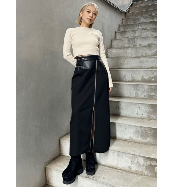 MURUA「ロゴプレートベーシックニット」|ニット・セーター|
