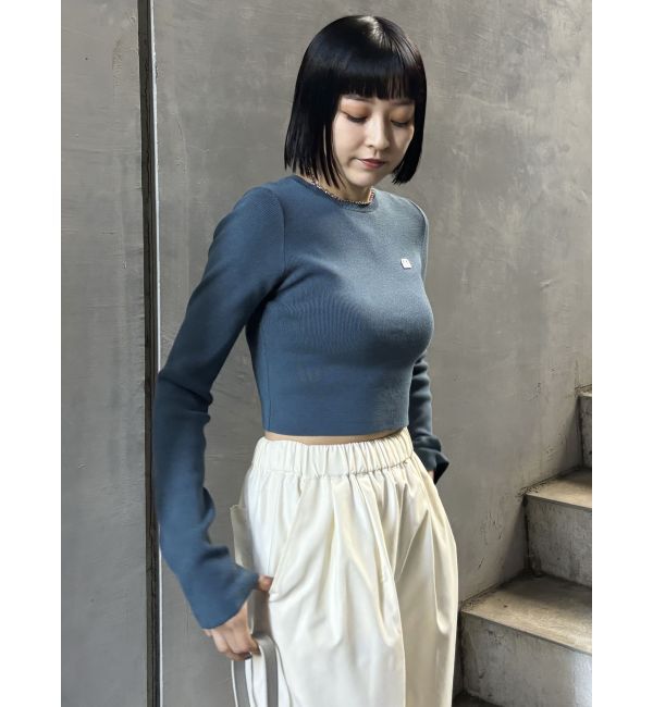 MURUA「ロゴプレートベーシックニット」|ニット・セーター|