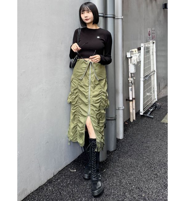 MURUA「ロゴプレートベーシックニット」|ニット・セーター|