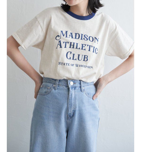 VENCE share style「MADISONリンガーT」|Tシャツ・カットソー|
