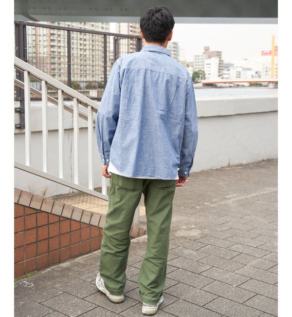 VENCE share style「シャンブレーオーバーシャツ」|シャツ・ブラウス|