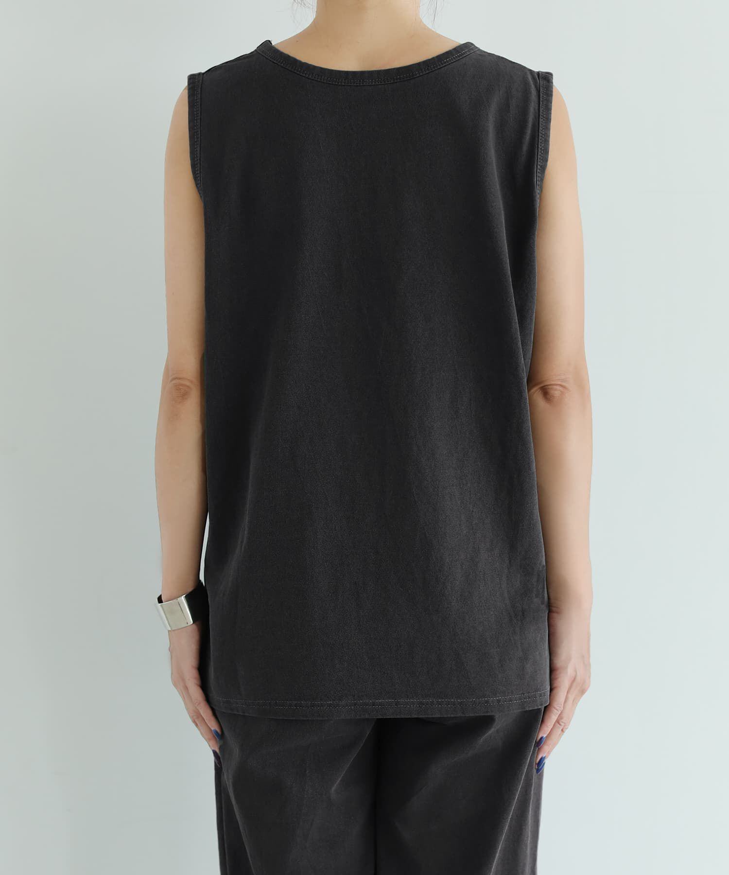 STYLE DELI「【セットアップ対応】綿100ピグメント加工ノースリトップ」|タンクトップ|