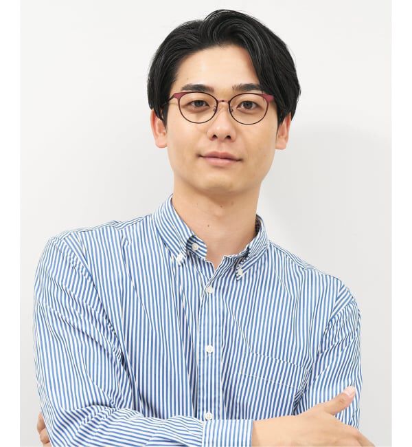  「ボストン型 跳ね上げ式メガネ | メガネの上から ズレ落ち防止 伊達メガネ ユニセックス レンズ交換券付」|メガネ|