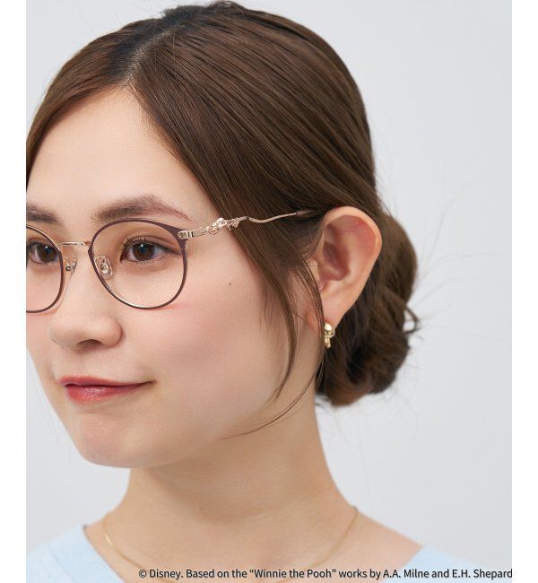  「 ボストン型 メガネ | 軽量、眼鏡、伊達めがね、度付きレンズ交換 Zoff  レンズ交換券付 レンズ交換券付」|メガネ|薄ブラウン