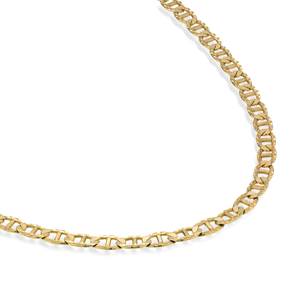 STAR JEWELRY「ETCHED MARINE CHAIN 37cm」|ネックレス|