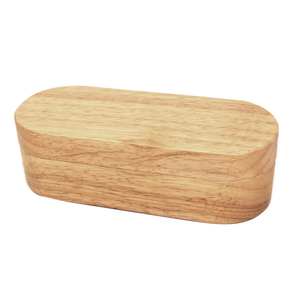BACKYARD FAMILY「弁当箱 スリム 1段 通販 お弁当箱 一段 ランチボックス 弁当 箱 仕切り付き 木目 木製」|食器・キッチングッズ|ベージュ1