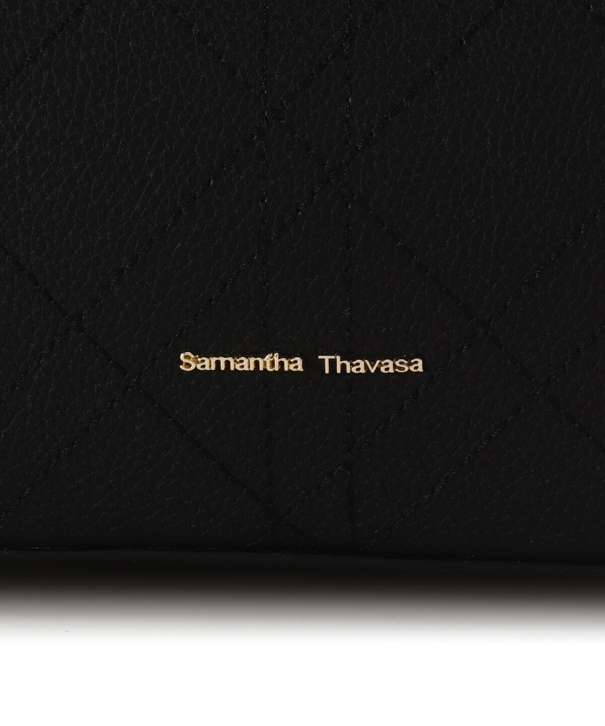 Samantha Thavasa「ステッチデザインスプリットレザーハンドバッグ」|ハンドバッグ|