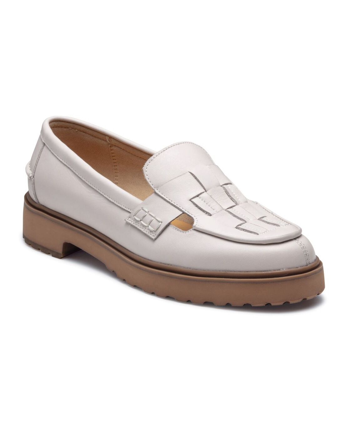 REGAL SHOES「REGAL 【新作】イントレチャートローファー【ヒール30mm】　商品コード：F80RAG」|ローファー|