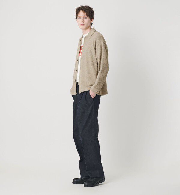 BEAUTY&YOUTH UNITED ARROWS「ツイスト コットン ニットシャツ」|カーディガン|